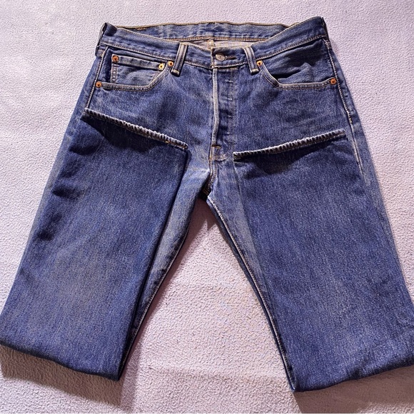 LEVI'S 501 1990sJeans vintage’s GAREFORBURIPLANET size W33L30 - Picture 10 of 17